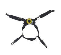 Doublure de casque à suspension, mentonnière tactique Airsoft compatible avec casque Wendy MICH Fast IBH M88 (noir)