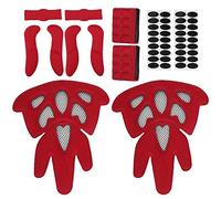 Doublure de casque de moto, 2 ensembles Doublure de casque universelle Doublure de casque respirant pour homme Coussin intérieur Coussin de protection pour chapeau de sécurité Coussinets de doublure d