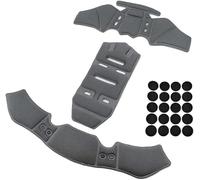 Doublure de Casque Moto pour Caberg Drift Evo 2022 2023 2024 2025 2026, Rembourrage Intérieur de Rechange Doux Espirant Lavable Accessoires,B-Grey