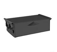 Doublure de chariot pliable pour camping - Tissu Oxford 600D avec poignées, convient aux breaks avant et arrière, 76 x 46 x 24 cm (noir)
