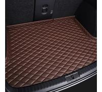 Doublure de Coffre pour BMW 1 Series 2017-2023 (no Network on The Left, Upper Layer), Cuir Protection Tapis Cargaison Tapis Accessoires Intérieur Antidérapant Imperméable,Brown