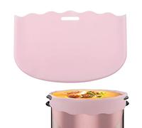 Doublure de Mijoteuse en Silicone Compatible avec Crockpot 6-8 Quart, Réutilisable Résistant à la Chaleur Silicone Slow Cooker Liner pour Crockpot Ovale ou Ronds Mijoteuse (Rose)