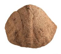 Doublure de panier à suspendre en fibre de coco naturelle, forme ronde, respirante et de rechange pour paniers de fleurs dans le jardin et le balcon (30,5 cm)