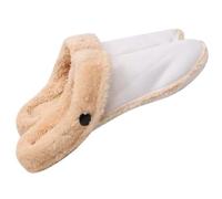 Doublure de Pantoufles en Peluche Amovible, Taille 35/36, Hiver | Surface Douce et Respirante, Couverture Complète du Pied, Bouton, pour Clogs Adultes en Extérieur
