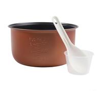 Doublure de rechange pour cuiseur à riz sans riz pour cuisinières en alliage d'aluminium - Insert de cuisson 1 pièce avec marques de mesure, grande capacité, Easy-C (3 L)