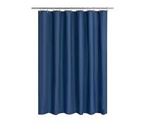 Doublure de rideau de douche en PEVA de qualité supérieure pour salle de bain, sans BPA, PVC ni odeur chimique, rideau de bain léger de taille standard avec 3 aimants, œillets métalliques, bleu marine