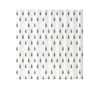 Doublure de rideau de douche pour salle de bain, 177,8 x 177,8 cm en EVA | Doublure de rideau de douche à œillets renforcés 177,8 x 177,8 cm Crochets antirouille Anti-déchirure EVA Blanc