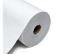 Doublure de rideau thermique occultant à 8 passes en tissu - 137 cm de large - Matériau écoénergétique pour fenêtres, stores, rideau de caravane (1 mètre, blanc)