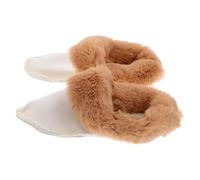 Doublure de Sabot D’hiver en Peluche Épaisse, Coton PVC | Intérieur Doux, Nettoyage Facile, Modèle Remplaçable, pour Sabots de Jardin et Usage Intérieur, Kaki