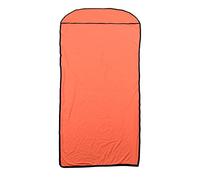 Doublure de Sac de Couchage ultralégère, Doublure élastique de Sac de Couchage pour Toutes Les Saisons, Drap de Voyage en Polyester Soyeux avec Sac de Rangement pour Le Camping, la (Orange)