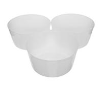 Doublure de Seau de Sauna 4l, Plastique, Semi-transparente, 3 Pièces | Seaux en Bois et Tonneaux de Bain de Pieds, Usage Sec ou Humide, Haute Température, Anti-fuite