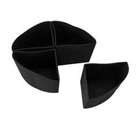 Doublure De Séparateur Pour Mijoteuse, Silicone Réutilisable 4 en 1 Anti - Fuite Pour Pot 6 Quart - Gain De Temps Culinaire, Entretien Facile, Repas Polyvalents (Noire)