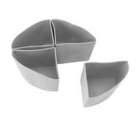 Doublure De Séparateur Pour Mijoteuse, Silicone Réutilisable 4 en 1 Anti - Fuite Pour Pot 6 Quart - Gain De Temps Culinaire, Entretien Facile, Repas Polyvalents (Grise)