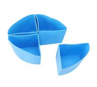 Doublure De Séparateur Pour Mijoteuse, Silicone Réutilisable 4 en 1 Anti - Fuite Pour Pot 6 Quart - Gain De Temps Culinaire, Entretien Facile, Repas Polyvalents (Bleue)