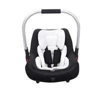 Doublure de siège de voiture pour bébé - Doublure de siège de voiture pour bébé - Doublure pour poussette - Chaise haute - Berceau - Doux et confortable - Coussin de siège en maille et peluche