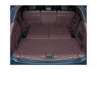 Doublure de Tapis de Coffre en Cuir Catpet pour Ford pour Explorer 2020-2021 Protection Coffre Tapis(Brown1)