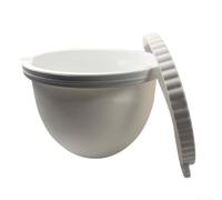 Doublure en silicone de qualité alimentaire pour batteurs sur socle de 5 litres, compatible avec les bols standard, passe au lave-vaisselle, réutilisable pour les tâches quotidiennes de cuisine (blanc