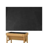 Doublure en tissu pour grand bac à légumes, doublure de jardinière surélevée d'extérieur, non tissé, noir, sac de culture pour allée, route, drainage français, 160 x 295 cm