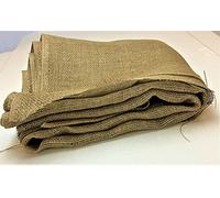 Doublure en toile de jute tissée pour lit surélevé, couverture de graines et couverture de jardin (152,4 x 4,6 m, 15,4 x 4,5 m)