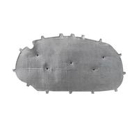 doublure moteur coton Coussin D'isolation Phonique Pour Capot Avant Voiture Pour VW Pour Golf 6 Pour Gti Voiture Tapis isolant capot(Aluminum)