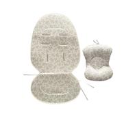 Doublure multifonctionnelle pour bébé en soie glacée avec tissu respirant pour poussettes et coussin de glace