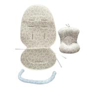 Doublure multifonctionnelle pour bébé en soie glacée avec tissu respirant pour poussettes et coussin de glace
