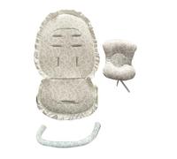Doublure multifonctionnelle pour bébé en soie glacée avec tissu respirant pour poussettes et coussin de glace