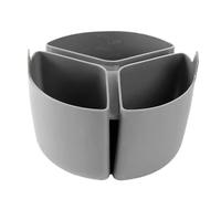 Doublure pliable pour cuisinière - Séparateur de casserole en silicone de 18 x 12 cm, 3 sections résistant à la chaleur | Accessoire de cuisine réutilisable de qualité alimentaire pour la séparation