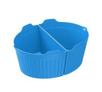 Doublure pour mijoteuse de 6 à 8 litres, silicone réutilisable résistant à la chaleur et protège les ustensiles de cuisine, passe au lave-vaisselle pour le nettoyage (bleu)