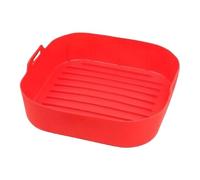 Doublure pour panier de friteuse sans feuilles en silicone avec drainage 3D - Housse alimentaire pour friteuse à air - Pour préparer des pizzas, des pommes de terre, du bacon, des snacks et des