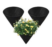 Doublure pour panier de - Tissu en forme de cône | Drainage respirant Fournitures de jardinage pour jardin, cour, , patio, famille, amis, grand-père