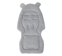 Doublure Rembourrée Hauck - Doublure De Siège Bébé Réversible De 31,5 Pouces | Coussin En Coton - Tapis De Poussette Respirant Pour Bébé, Soutien De La Tête, Du Dos Et Des Hanches, Confort Toutes Sais