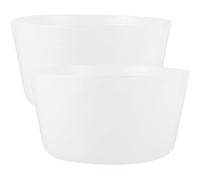 Doublure Réutilisable pour Tonneau de Sauna en Plastique Blanc, Lot de 2