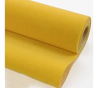 Doublure velours floquée autocollante Velours, Feutrine autocollante multicolore 1,5 x (0,5-2) m for loisirs créatifs et décoration(Bright Yellow,1.5 * 1m)