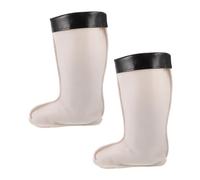 Doublures Courtes de Bottes de Pluie, Taille 42, Peluche, Blanc | Chaussures de Protection pour Bottes de Pluie Hunter, Usage Quotidien, Hommes et Femmes, Lot