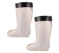 Doublures de Bottes de Pluie Chaudes en Feutre Épais Taille 42 | Intérieur Pelucheux, Blanc, pour Bottes Cheville Hunter, Usage Urbain et Neige, Paire 38cm