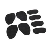 Doublures des Protecteurs du, 8 Pcs de l'avant-pied des Modèles établis Inserts du Coussin du Respirant pour des Chaussures Trop Grandes (BLACK)