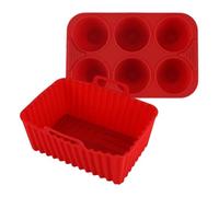 Doublures En Silicone Pour Friteuse À Air - Ensemble De Pot De Bac À Fryer À Air Réutilisable | Gadgets De Cuisine Pour Les Légumes De Fourreaux De Réchauffage Des Restes De Rôtissage Des Restes De