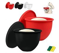 Doublures En Silicone Pour MéLangeurs 5 Qt à TêTe Inclinable, Bols De MéLangeur De Remplacement Plus NéCessaires, TempéRature Large -40 ° C ~ 240 ° C Pour La Cuisson (2Pcs-B)