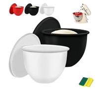 Doublures En Silicone Pour MéLangeurs 5 Qt à TêTe Inclinable, Bols De MéLangeur De Remplacement Plus NéCessaires, TempéRature Large -40 ° C ~ 240 ° C Pour La Cuisson (2Pcs-A)