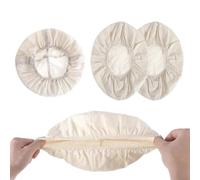 Doublures Tissu De Panier À Au Levain - Accessoires Cuisson Antiadhésifs,Couvercles Pour Bol À Levain | Pour La Cuisson Et La Cuisine Dortoir Fête Appartement Boulangerie Boulanger