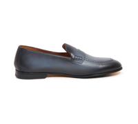 Doucal's, Homme, Chaussures, Bleu, Taille: 45 EU Mocassin Effet Vintage en Bleu et Noir