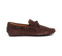 Doucal's, Homme, Chaussures, Brun, Taille: 40 EU Suede Loafer Wash Terre Black