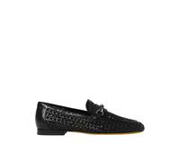 Doucal's - Mocassin en cuir perforé - Femme - Chaussures - Noir - Taille: 38 EU