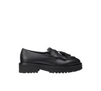 Doucal's - Mocassins Penny en cuir - Femme - Chaussures - Noir - Taille: 40 1/2 EU