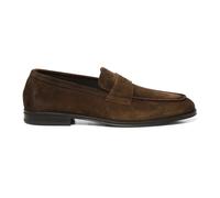Doucal's - Mocassins Penny en daim - Homme - Chaussures - Brun - Taille: 40 EU