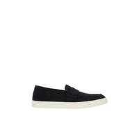 Doucal's - Suede Loafer - Homme - Chaussures - Bleu - Taille: 42 1/2 EU