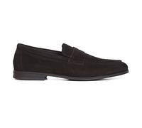 Doucal's - Suede Penny Loafer - Homme - Chaussures - Brun - Taille: 41 EU