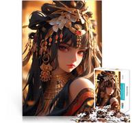 Douce Cléopâtre Puzzles pour Adolescents de 1000 pièces Staycation Tuer Le Temps est idéal comme Cadeau pour Toute la Famille 38x26cm