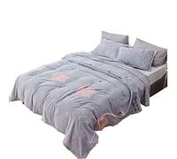 Douce et Moelleuse Couverture Motif de Flamant Chaud Couverture Polaire Couvre-Lit Draps Couverture de Canapé pour Adult/Enfants (Flamingo, 150 x 200 cm)